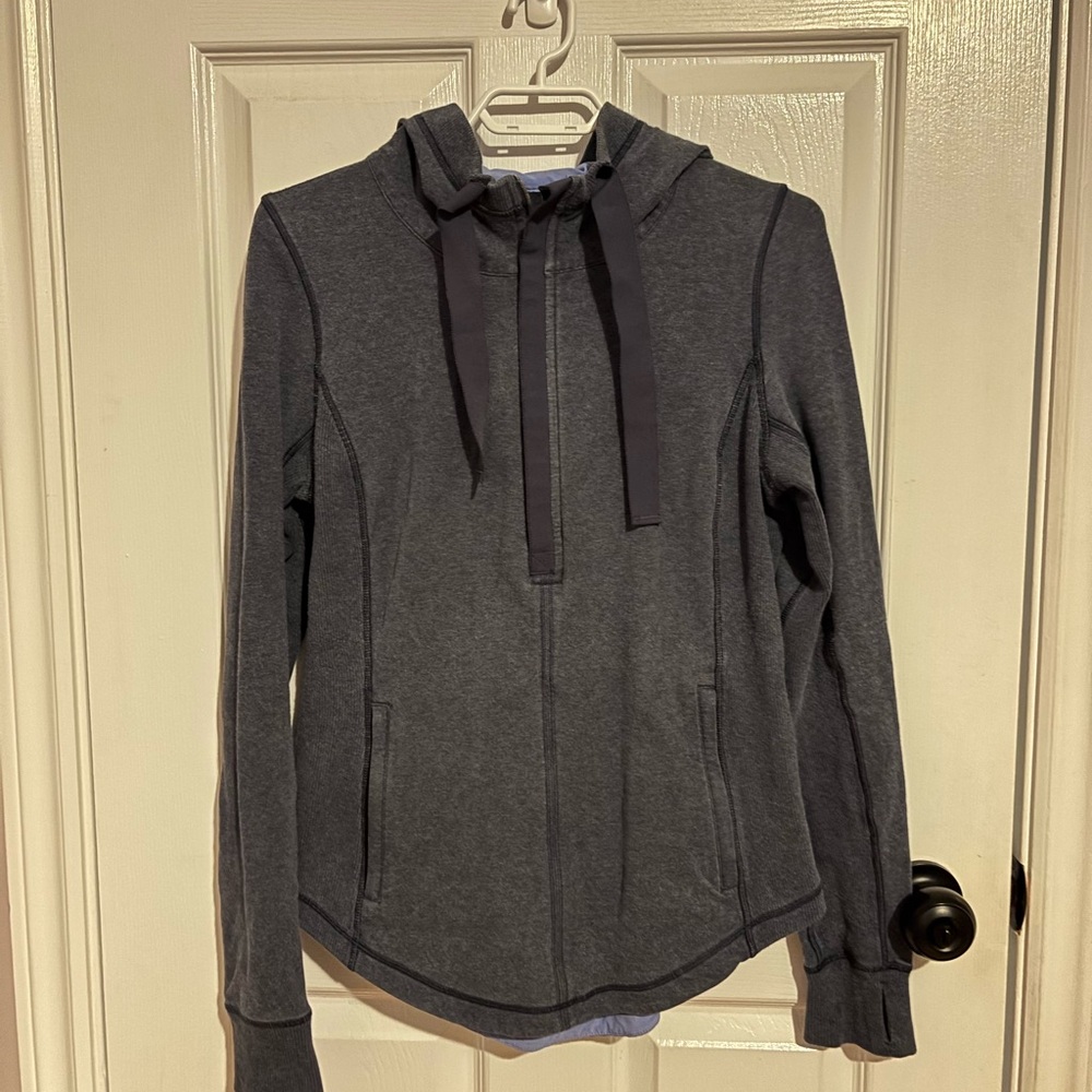 Lululemon Athletica Blue- Charcoal Hoodie